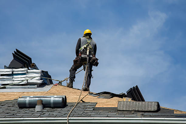 Professional Storm Damage Roof Repair technician working in White Sulphur Springs, MT
